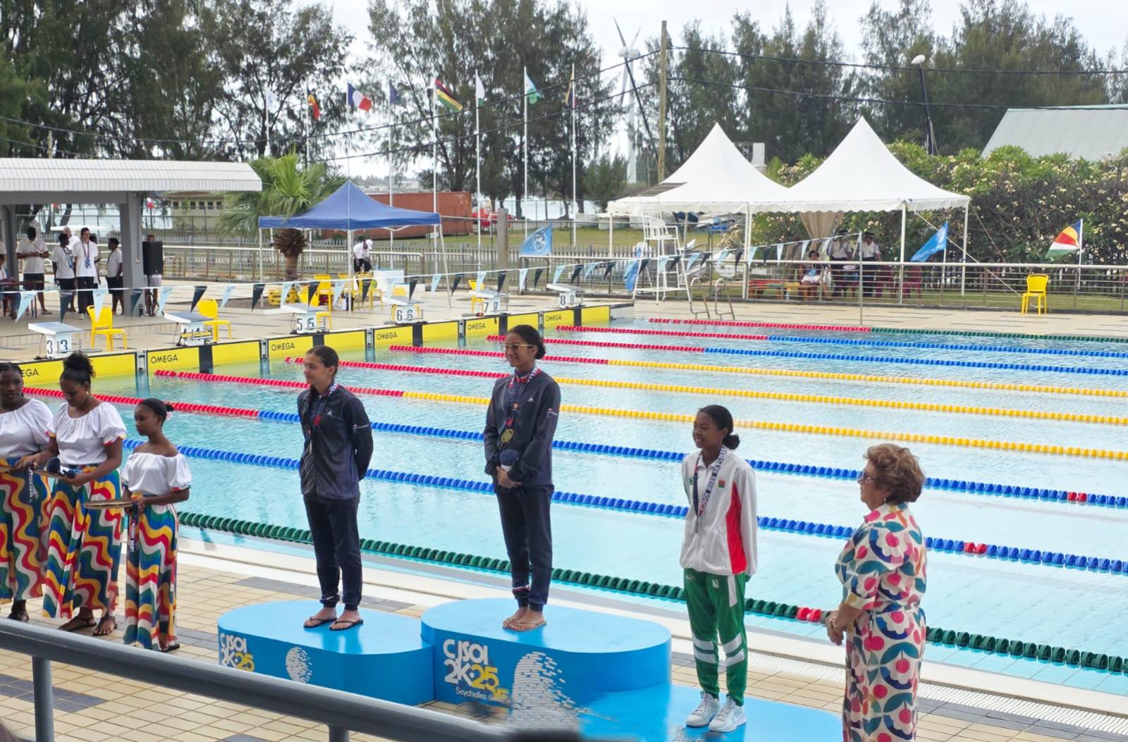 CJSOI 2025 – Natation : Deux médailles de bronze supplémentaires pour nos nageurs