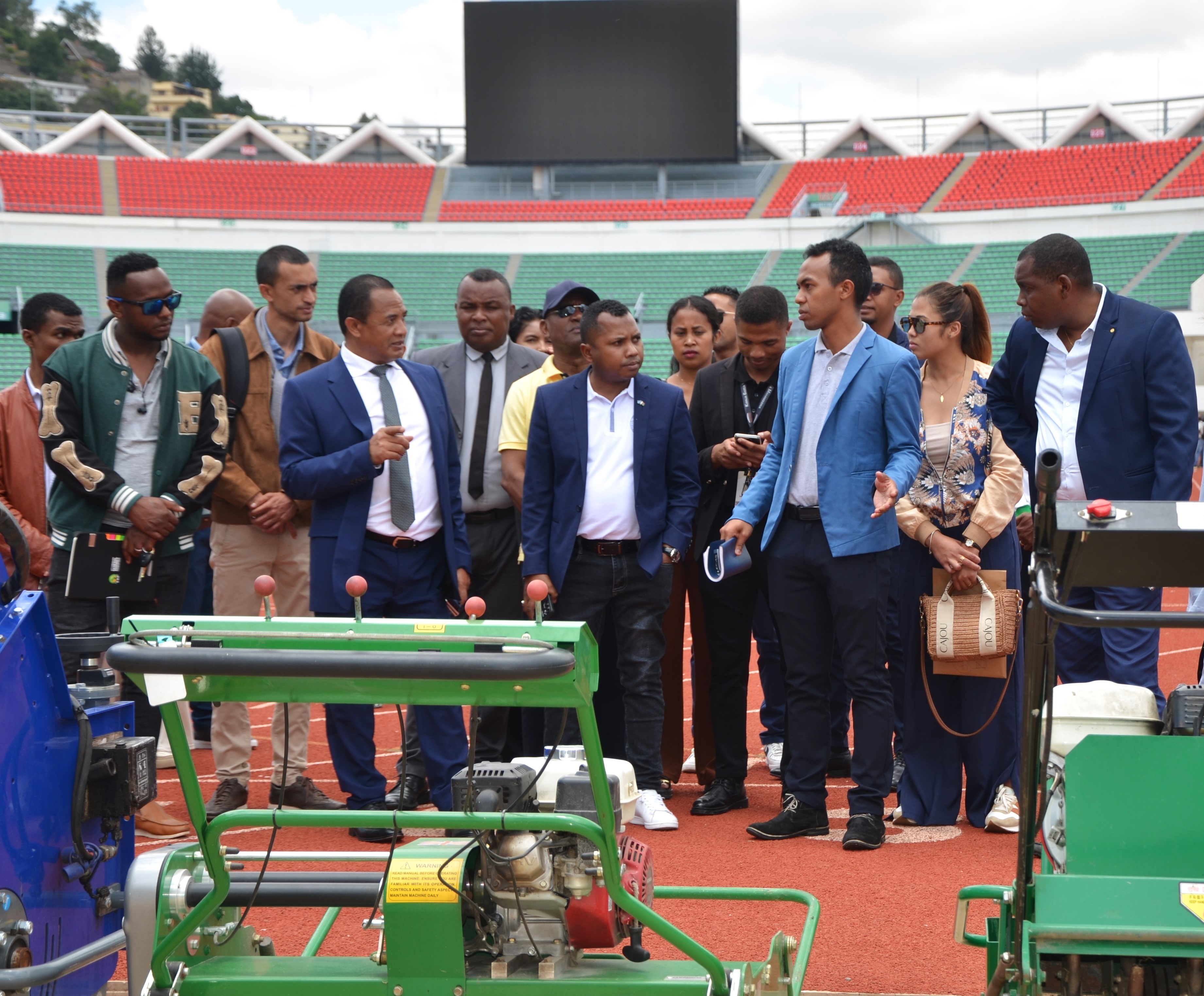 Visite technique du stade Barea Mahamasina